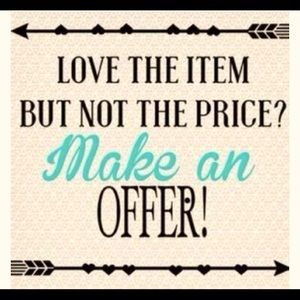 Reasonable offers accepted!